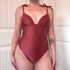 Burgundy Women's Swimsuit